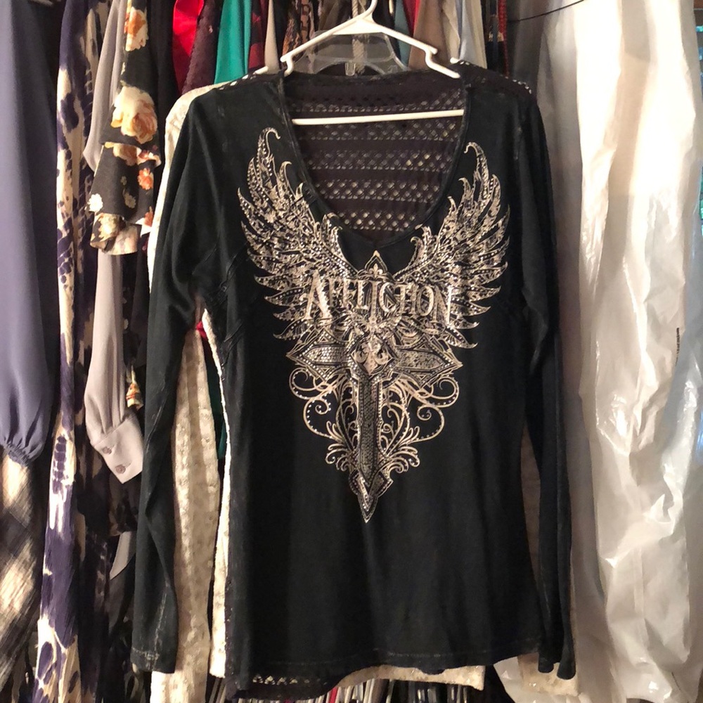 EUC Affliction long sleeve top